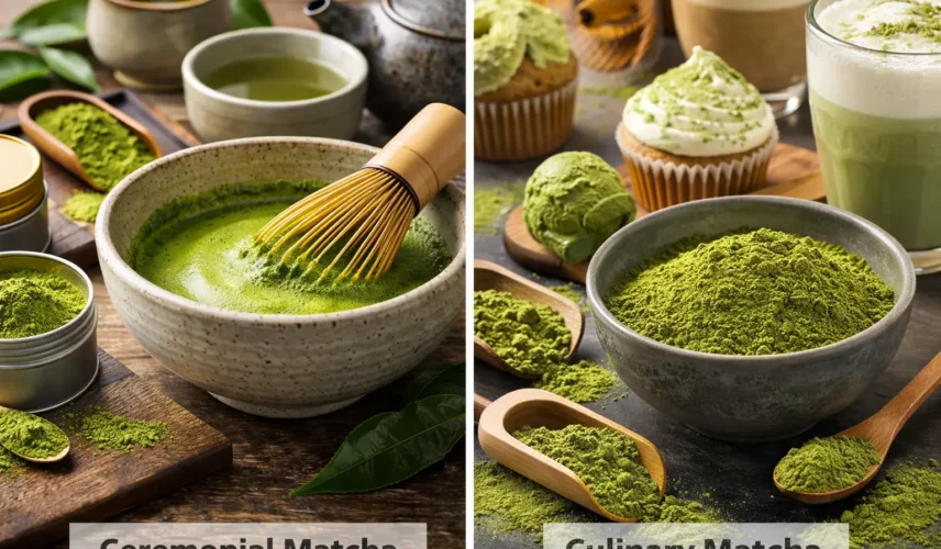 Ceremonial vs Culinary Matcha