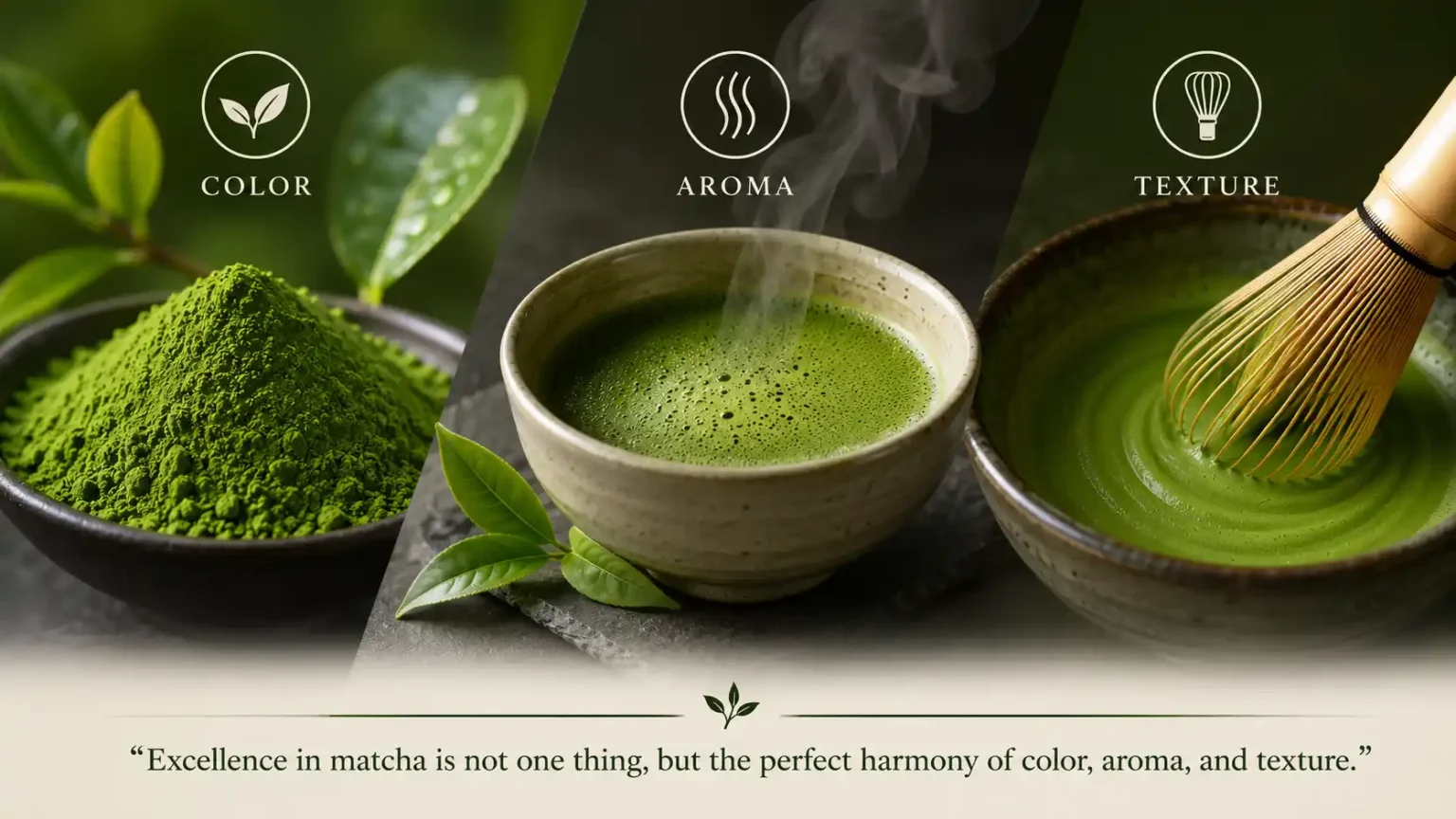 Matcha Aroma, The Invisible Quality Marker