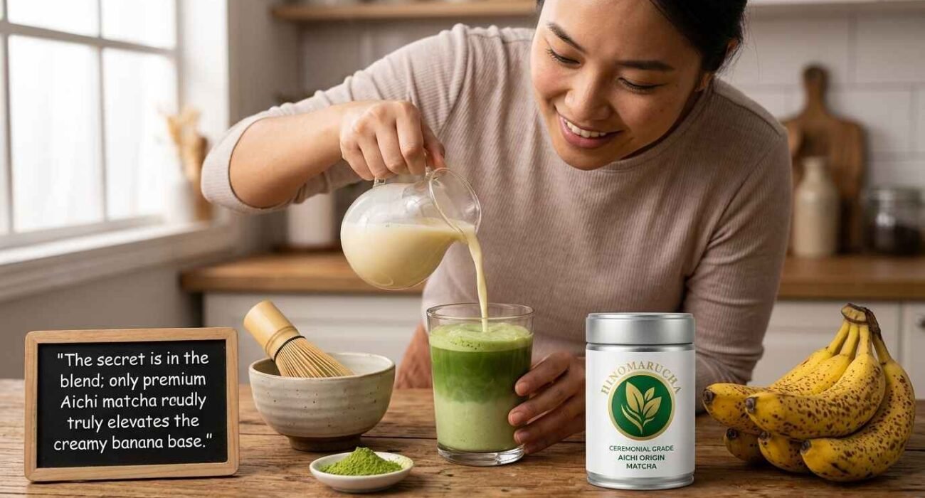 banana matcha latte recipe