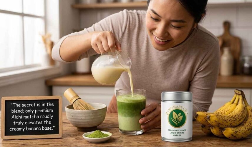 banana matcha latte recipe